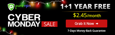 Jetzt VPN mit Zero Logs Policy super günstig sichern: PureVPN Cyber Monday Sale!